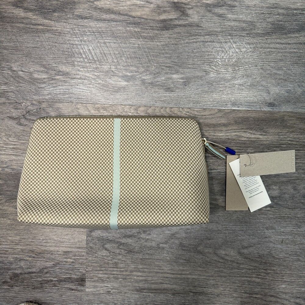 Rothy’s Large Vanity Pouch Travel Cosmetic Toiletry Bag NWT